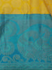 Yellow Floral Woven Pure Kanchipuram Silk Saree