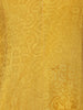 Yellow Floral Woven Silk Anarkali Gown