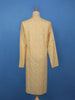 Yellow Leaf  Printed Cotton Kurta