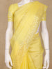 Yellow Sequin Embellishments Organza Saree - Diadem