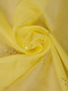 Yellow Sequin Embellishments Organza Saree - Diadem