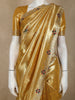 Yellow Soft Banarasi Saree with Floral Design And Designer Border