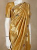 Yellow Soft Banarasi Saree with Floral Design And Designer Border