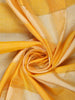Yellow Striped Woven Design Pure Kanchipuram Silk Saree