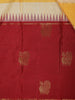 Yellow Striped Woven Design Pure Kanchipuram Silk Saree