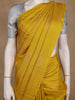 Yellow Stripes And Butta Woven Pure Kanchipuram Silk Saree