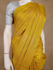 Yellow Stripes And Butta Woven Pure Kanchipuram Silk Saree