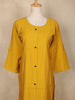 Yellow Stripes Design Cotton Kurti