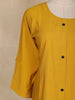 Yellow Stripes Design Cotton Kurti