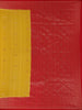 Yellow Stripes Designed Banarasi Silk Saree