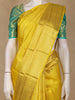 Yellow Stripes Zari Designed Silk Saree