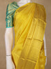 Yellow Stripes Zari Designed Silk Saree