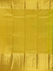 Yellow Stripes Zari Designed Silk Saree