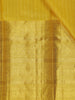Yellow Stripes Zari Designed Silk Saree