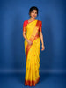 Yellow Butta Woven Design Pure Kanchipuram Silk Saree