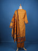 Yellow Cotton Floral Printed Salwar Suit