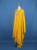 Yellow Embroidered Semi Silk Salwar Suit