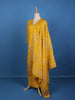 Yellow Floral Designed Cotton Salwar Suit