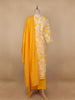 Yellow Floral Designed Cotton Salwar Suit