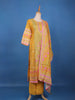 Yellow Floral Design Printed Cotton Salwar Suit - Diadem