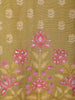 Yellow Floral Design Printed Cotton Salwar Suit - Diadem