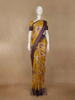Yellow Floral Design Printed Kota Cotton Saree - Diadem