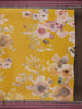 Yellow Floral Design Printed Kota Cotton Saree - Diadem