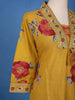 Yellow Floral Design Printed Cotton Salwar Suit - Diadem