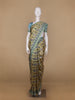 Yellow Floral Designed Semi Silk Saree - Diadem