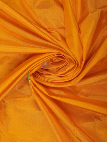 Yellow Floral Designed Banarasi Silk Saree - Diadem