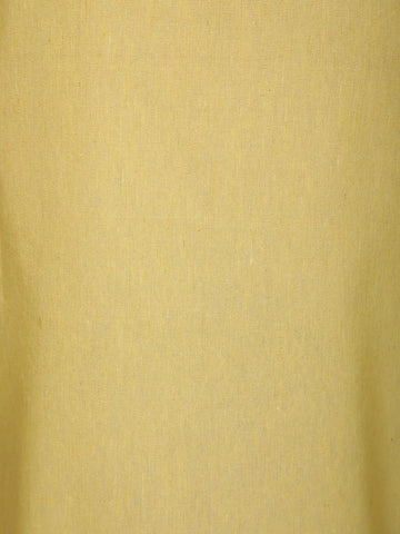 Yellow Floral Designed Cotton Kurti - Diadem