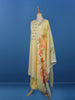 Yellow Floral Designed Cotton Salwar Suit - Diadem