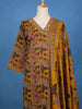 Yellow Floral Designed Cotton Salwar Suit
