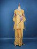 Yellow Floral Designed Cotton Salwar Suit - Diadem