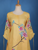 Yellow Floral Designed Cotton Salwar Suit - Diadem