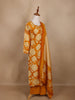 Yellow Floral Designed Cotton Salwar Suit - Diadem