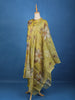 Yellow Floral Designed Cotton Salwar Suit - Diadem