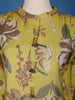 Yellow Floral Designed Cotton Salwar Suit - Diadem