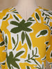 Yellow Floral Designed Cotton Salwar Suit - Diadem
