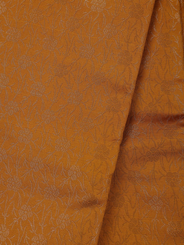 Yellow Floral Designed Fancy Art Silk Saree - Diadem