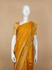 Yellow Floral Designed Raw Silk Saree - Diadem