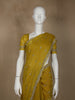 Yellow Floral Embroidered Organza Designer Saree - Diadem