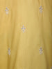 Yellow Floral Embroidery Cotton Kurta Set With Pant