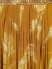 Yellow Floral Embroidery Crepe Gown - Diadem