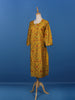 Yellow Floral Printed Cotton Kurti - Diadem