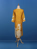 Yellow Floral Printed Cotton Kurti - Diadem