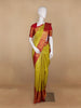 Yellow Floral Woven Pure Kanchipuram Silk Saree - Diadem