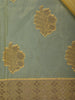 Yellow Floral Zari Sequin Embellishment Organza Saree - Diadem