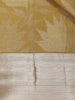 Yellow Floral and Leaf Woven Pure Kanchipuram Silk Saree - Diadem
