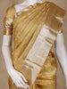 Yellow Floral and Leaf Woven Pure Kanchipuram Silk Saree - Diadem
